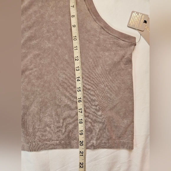 NWT Harmony Balance Womens Brown Sleeveless Tank Top Size Medium - Picture 9 of 11